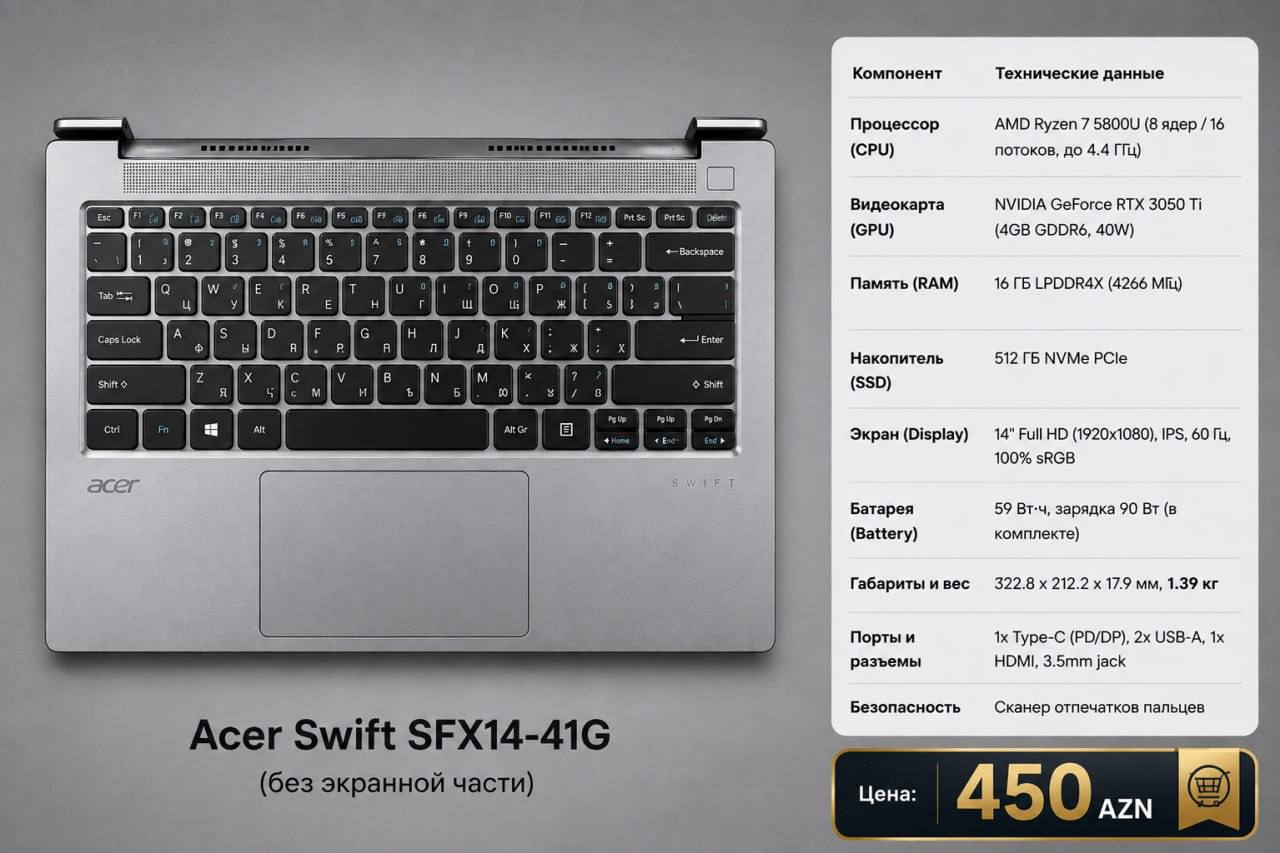 Acer swift sfx14-41g